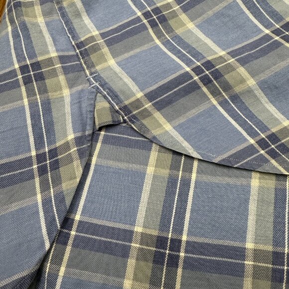 Men's JOHN‎ W. NORDSTROM Blue Italian Fabric Button Down Shirt- Size XXLL (Tall) - Picture 9 of 10